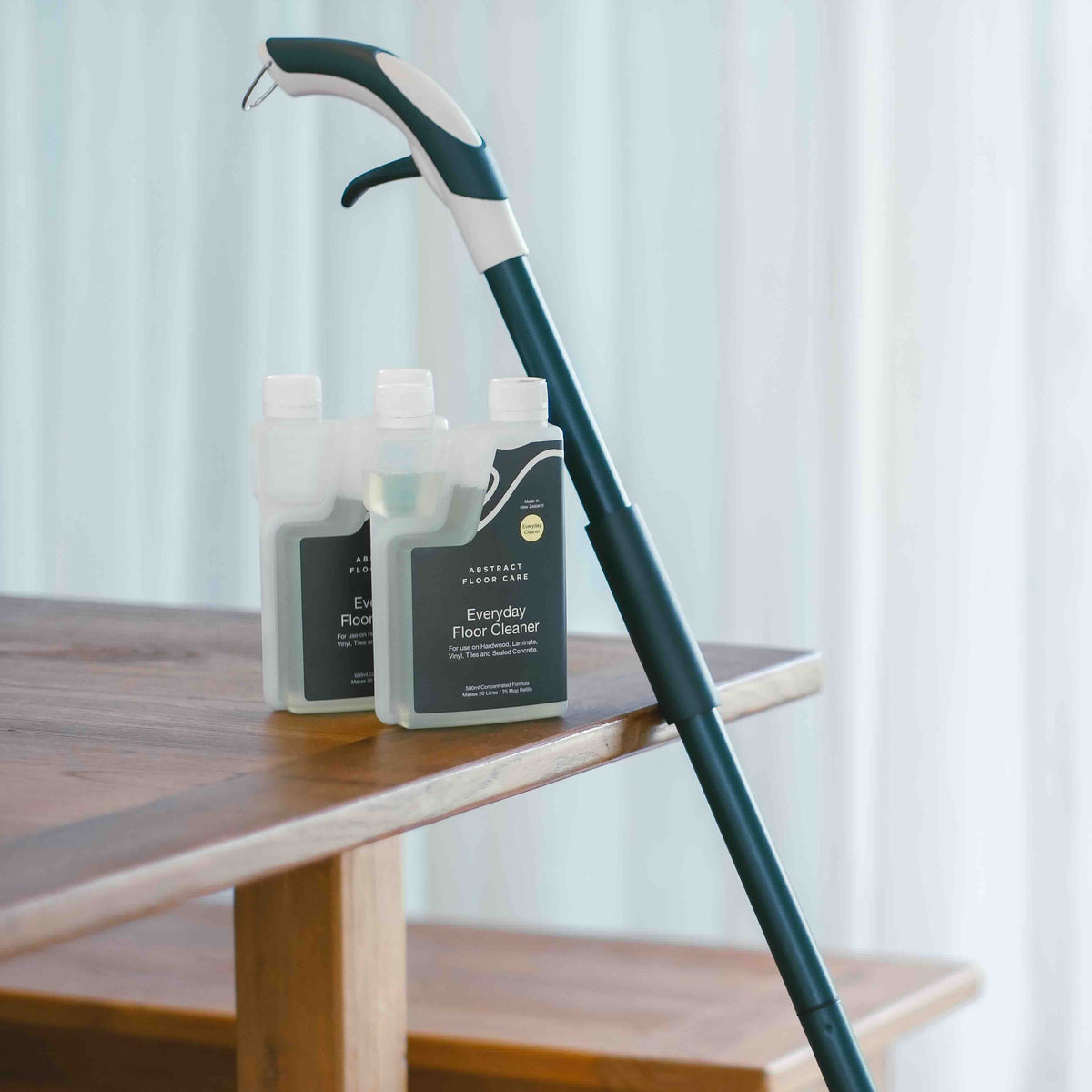 Cleaner on hand. One less thing to remember.